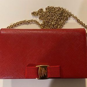 Salvatore Ferragamo - Crossbody Bag - Red